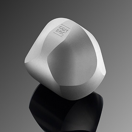 Sandblasted Aluminium Gömböc